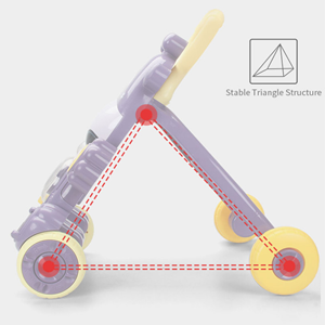 اسباب بازی واکر موزیکال مدل زرافه بنفش FIVESTAR TOYS_اسباب بازی